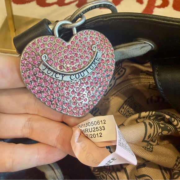FOR SALE 💖🩶 2012 NWT Juicy Couture Scottie Daydreamer – Grey with Pink Crest - Picture 5 of 10